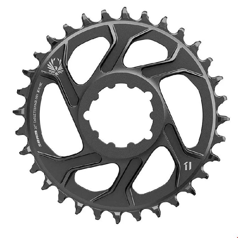 bicycle tire reliability-SRAM X-SYNC 2 SL XX1 Eagle Lunar Grey 6mm Chainring Teeth: 30 Speed: 12 BCD: Direct Mount Single Alloy Grey