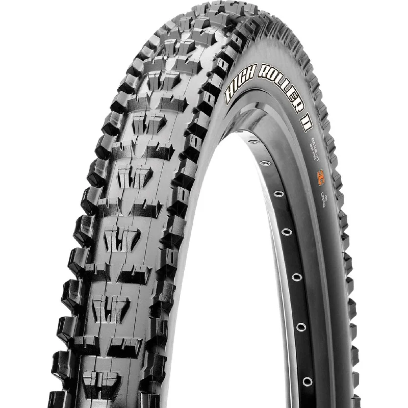 bicycle chain adaptability-Copertone Maxxis High Roller II TR DD 120x2TPI pieghevole 3C MaxxTerra - 29 x 2.50WT - Nero