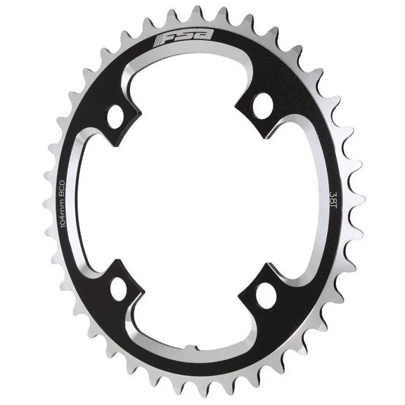 bicycle pad strength-FSA DH 3mm Chainring 104BCD x 38T - Black