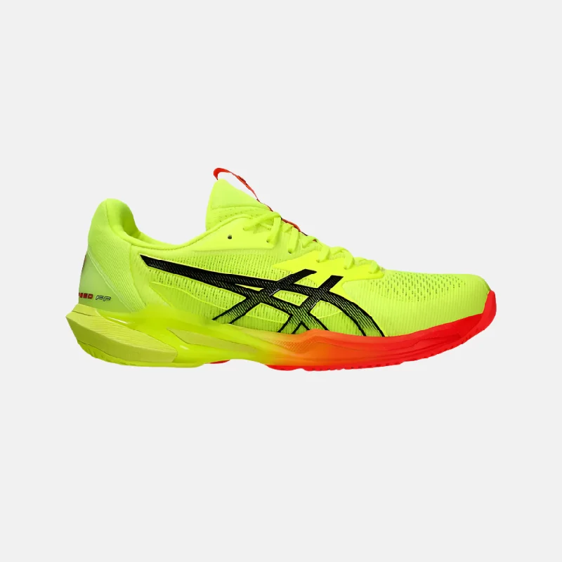 bicycle paint resilience-Asics Solution Speed FF 3 Paris Men's Tennis Shoes -Safety Yellow/Black