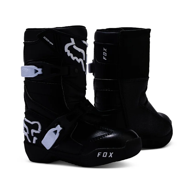 bicycle tire versatility-FOX KIDS COMP BOOTS - BLACK