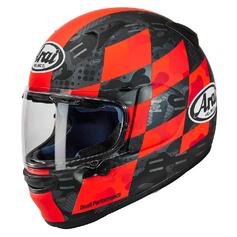 bicycle sidewall control-ARAI PROFILE-V HELMET - PATCH RED