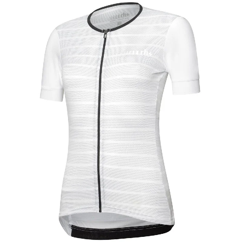 bicycle touring comfort-Maglia donna Rh+ Stripes - Bianco