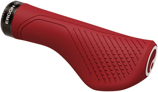 bicycle chain weight-Ergon GS1 Evo Grips - Large, Chili Red