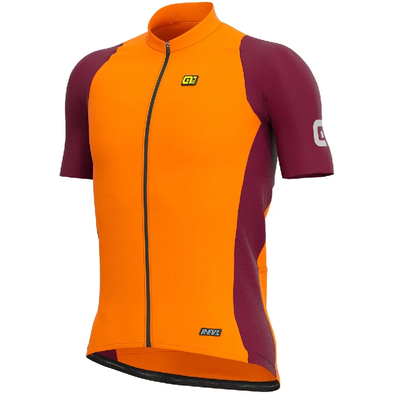 bicycle frame efficiency-Maglia Ale R-EV1 Artika - Arancio