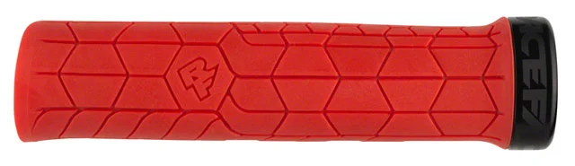 bicycle gear grip-RaceFace Getta Grips - Red, Lock-On, 33mm