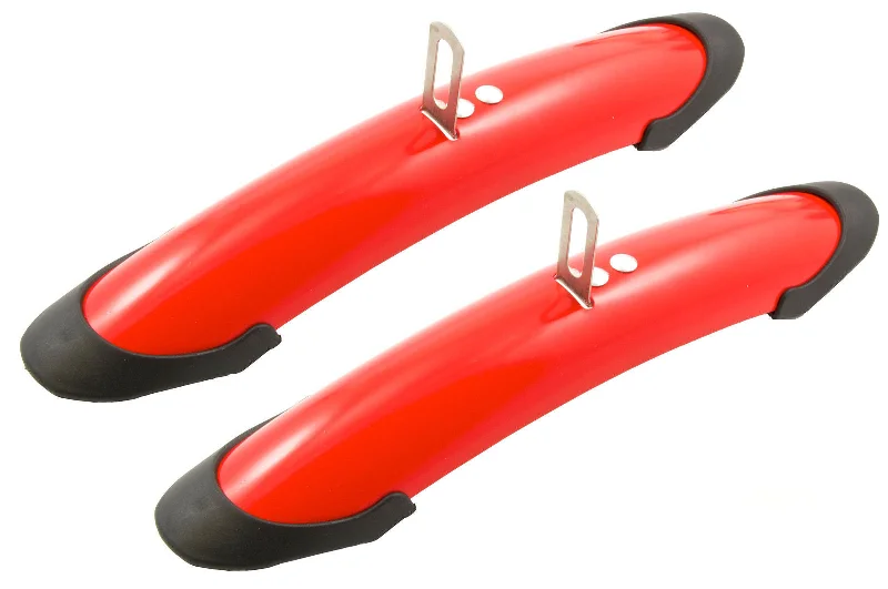 bicycle chain reliability-RED SHORTIE MUDGUARDS IDEAL FOR 60's,70's 80's RETRO RACING BIKE HARD TO FIND