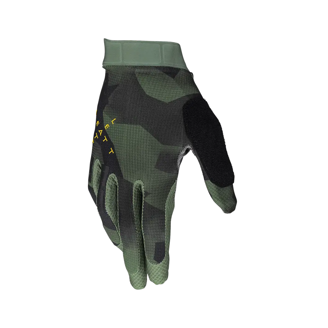 bicycle tool toughness-Leatt GripR 1.0 MTB Glove - Spinach - 2024