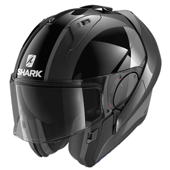 bicycle repair efficiency-SHARK EVO-ES ENDLESS HELMET - ANTHRACITE/BLACK