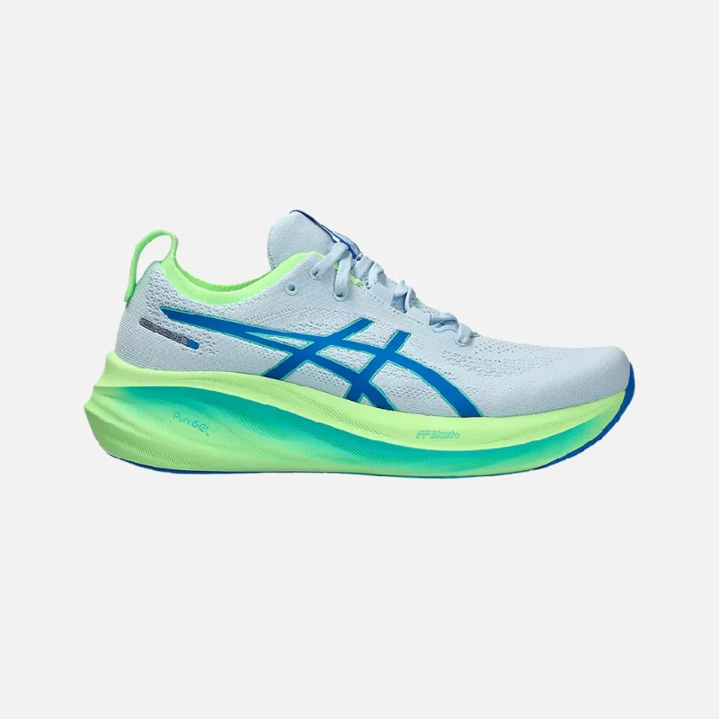 bicycle pedal smoothness-Asics Gel-Nimbus 26 Lite-Show Men's Running Shoes -Lite Show/Sea Glass