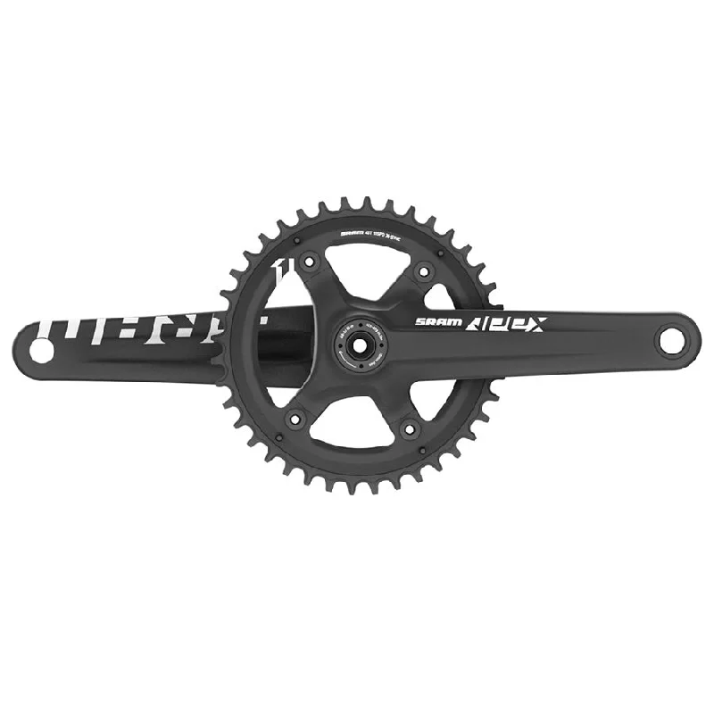 bicycle seatpost smoothness-SRAM Apex 1 Crankset Speed: 10/11 Spindle: 30mm BCD: 110 42 BB30/PF30 170mm Black Road