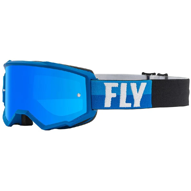 bicycle sidewall precision-FLY ZONE GOGGLES YOUTH - BLUE/BLACK