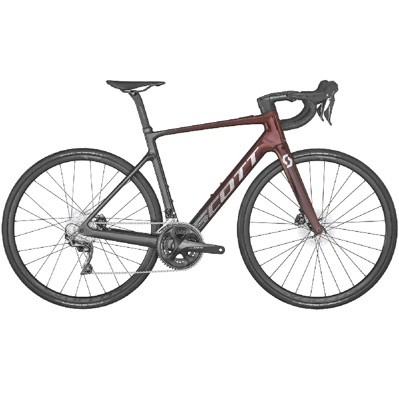 bicycle sidewall precision-Scott Addict eRIDE 30 - Nero rosso