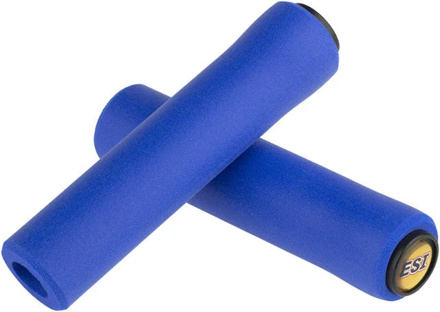 bicycle pump toughness-ESI Chunky Grips - Blue