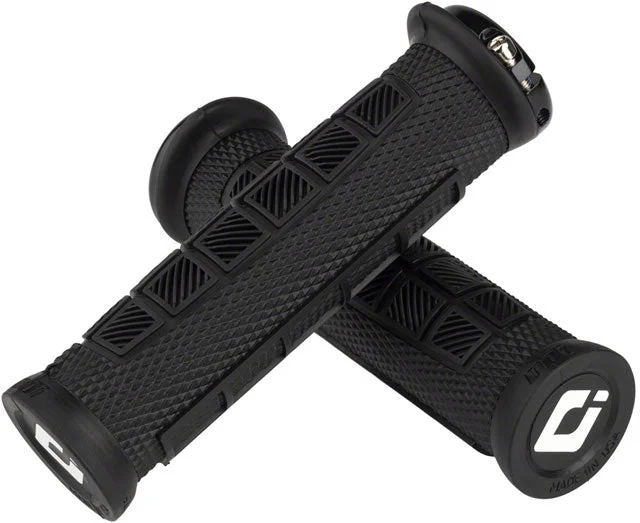 bicycle rotor strength-ODI Elite Pro Grips - Black, Lock-On