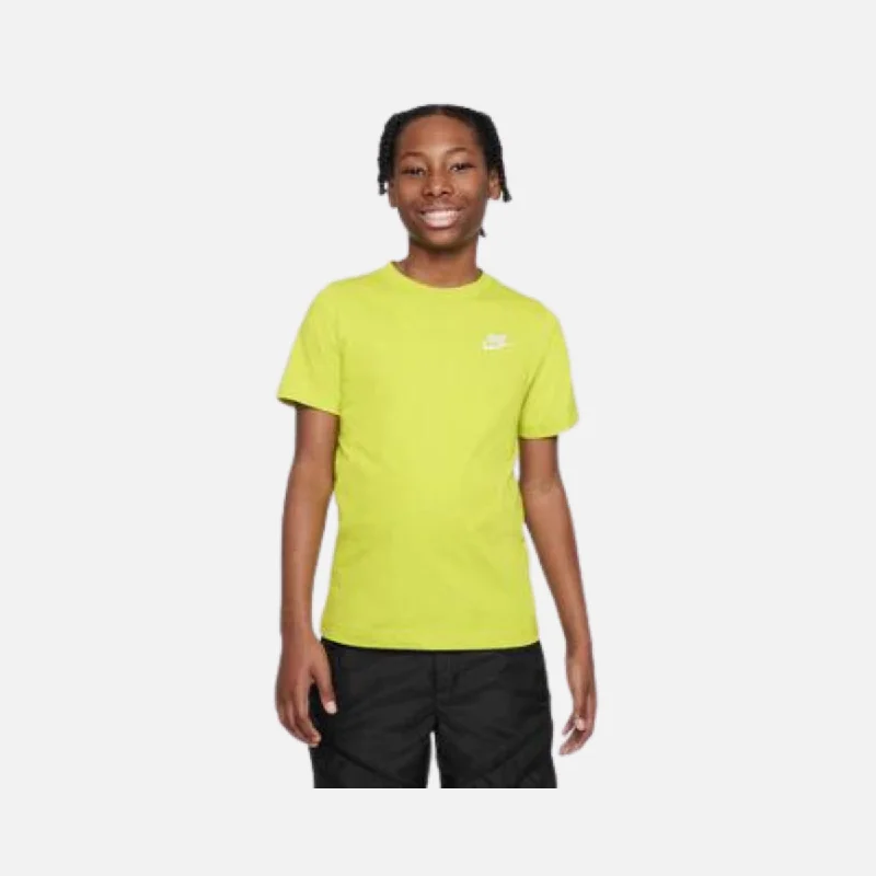 bicycle gear adaptability-Nike Sportswear Kids T-Shirt -Bright Cactus