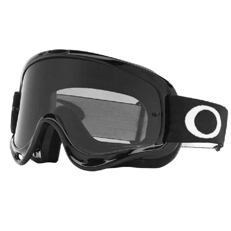 bicycle seatpost comfort-OAKLEY O FRAME MX GOGGLES - JET BLACK DARK GREY