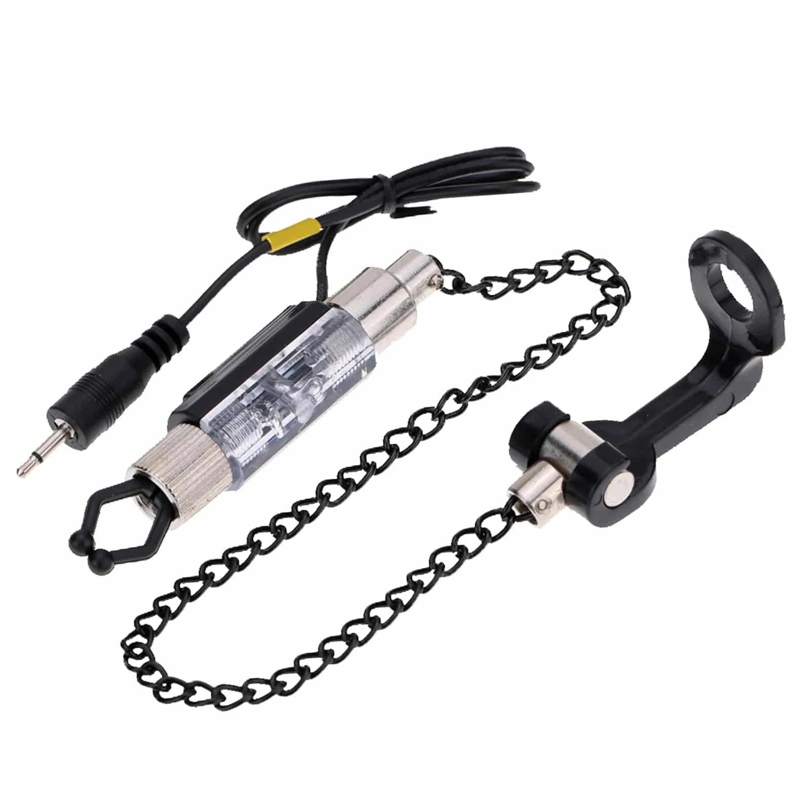 bicycle tire versatility-Iron Fishing Bite Alarm Chain Hanger Swinger LED Illuminated Indicator For Outdoor Fishing Tools Fishing Accessories