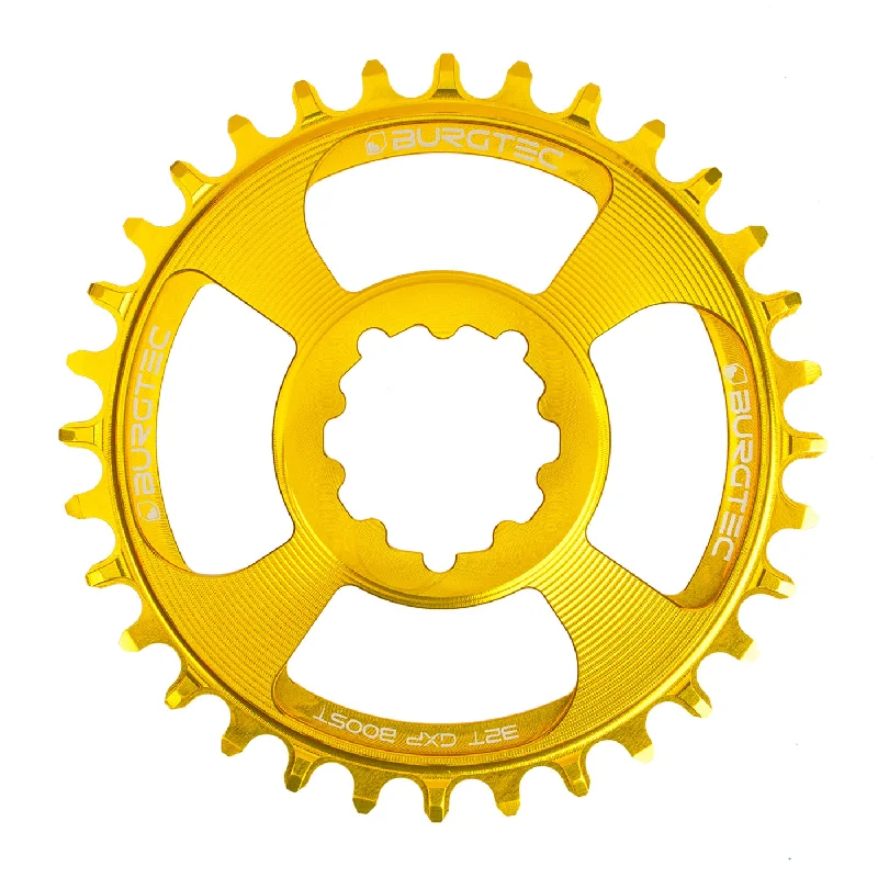 bicycle pedal dynamics-Burgtec GXP Boost 3mm Thick Thin Chainring 30T - Bullion Gold