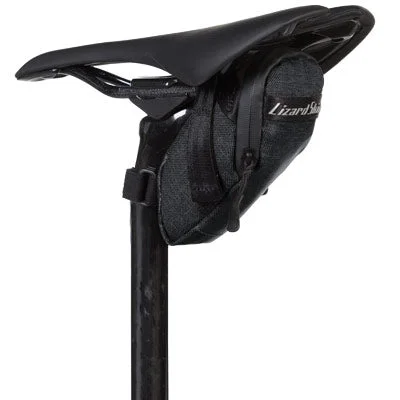 bicycle seatpost robustness-Lizard Skins Micro Cache Saddle Bag Bottom of seat Storage -Live4Bikes