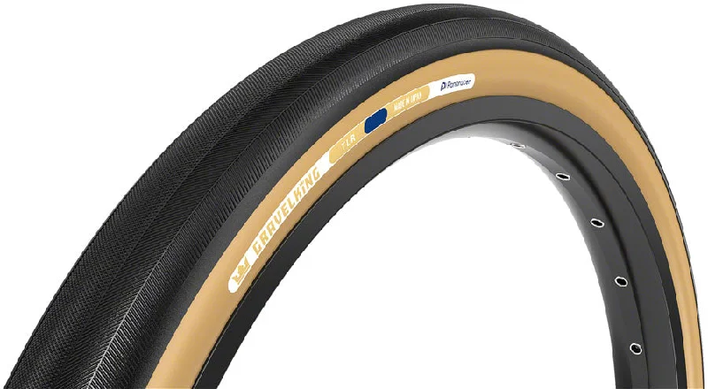 bicycle tire comfort-Panaracer GravelKing Slick Tire - 650b x 42 / 27.5 x 1.75 Tubeless Folding BLK/Brown