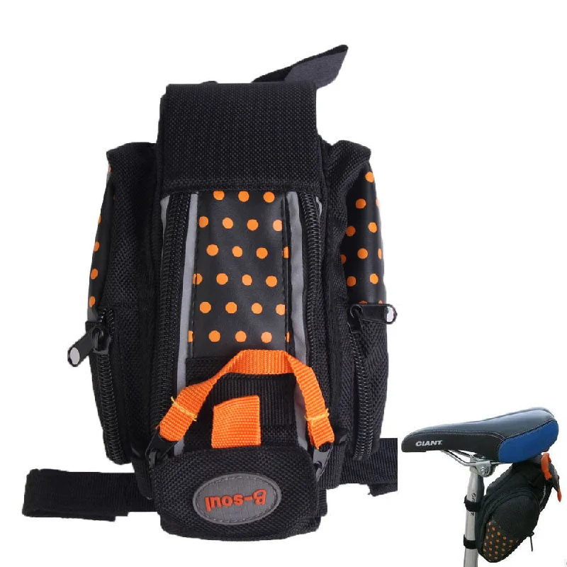 bicycle rust precision-High-quality Bike Tail Bag Bicycle Saddle Bag Back Seat Tail Pouch Personalized Riding Equipment