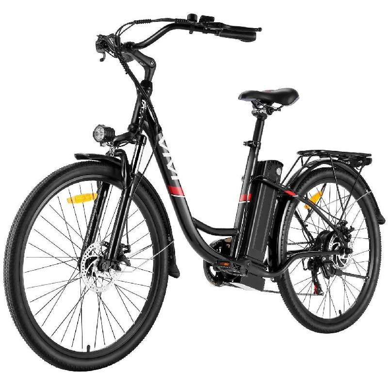 bicycle stem smoothness-VIVI C26 City Step-Through Electric Commuter Bike