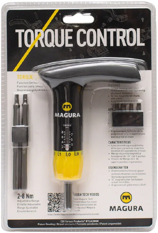 bicycle rust stability-Magura T-Handle Torque Control Tool - with Slotted 8mm Bit