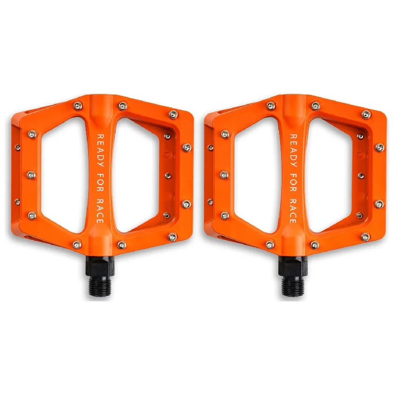 bicycle handlebar strength-Cube RFR Flat CMPT Pedals - Orange