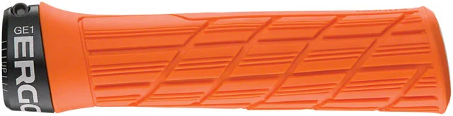 bicycle stunt comfort-Ergon GE1 Evo Factory Slim Grips - Frozen Orange, Lock-On