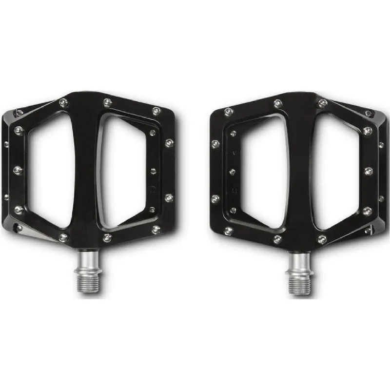 bicycle lever reliability-Cube RFR Flat CMPT Pedals - Black