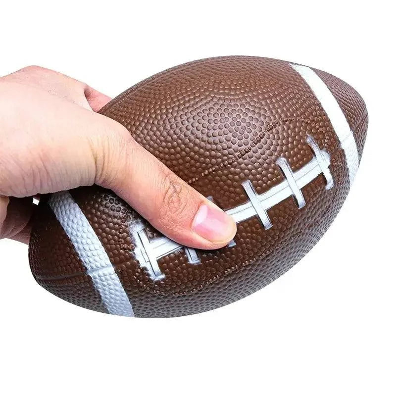 bicycle gear weight-American Football Soccer Rugby Footy Ball Standard Size Sports Football For Men Women Kid Toy Soft Rubber Small Rugby