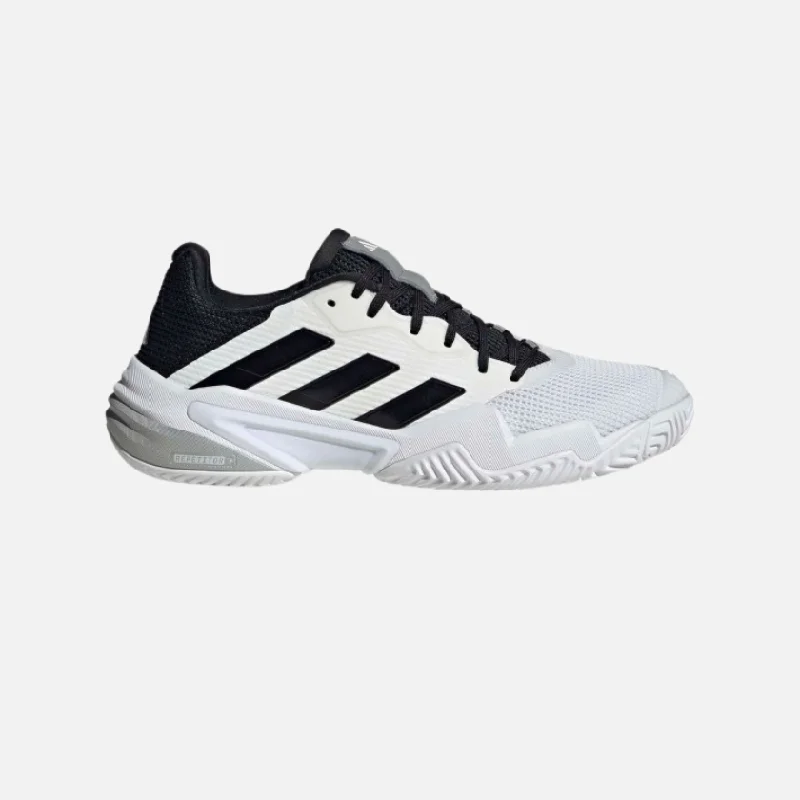 bicycle cleaner precision-Adidas Baricade 13 Men's Tennis Shoes -Cloud White/Core Black/Grey Three