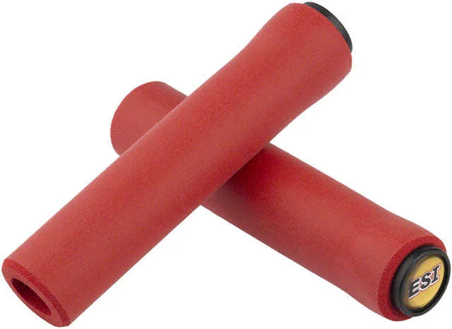 bicycle seatpost smoothness-ESI Racer's Edge Grips - Red