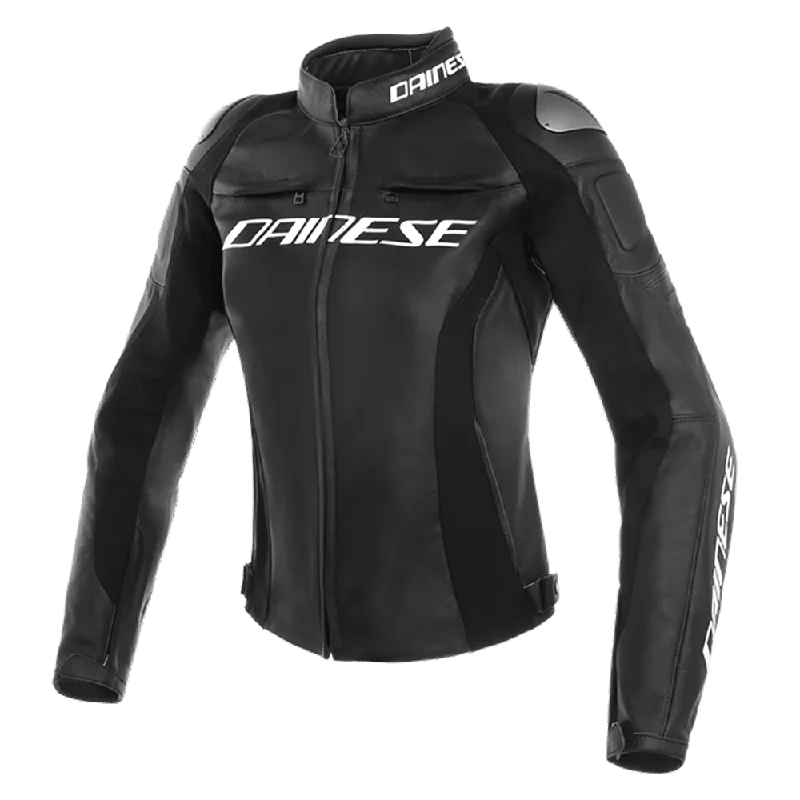 bicycle valve versatility-DAINESE RACING 3 LADY PERFORATED JACKET - BLACK