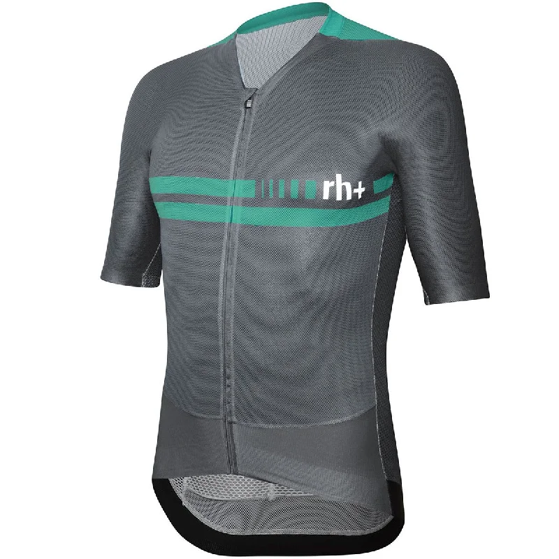 bicycle brake smoothness-Maglia Rh+ Climber - Grigio verde