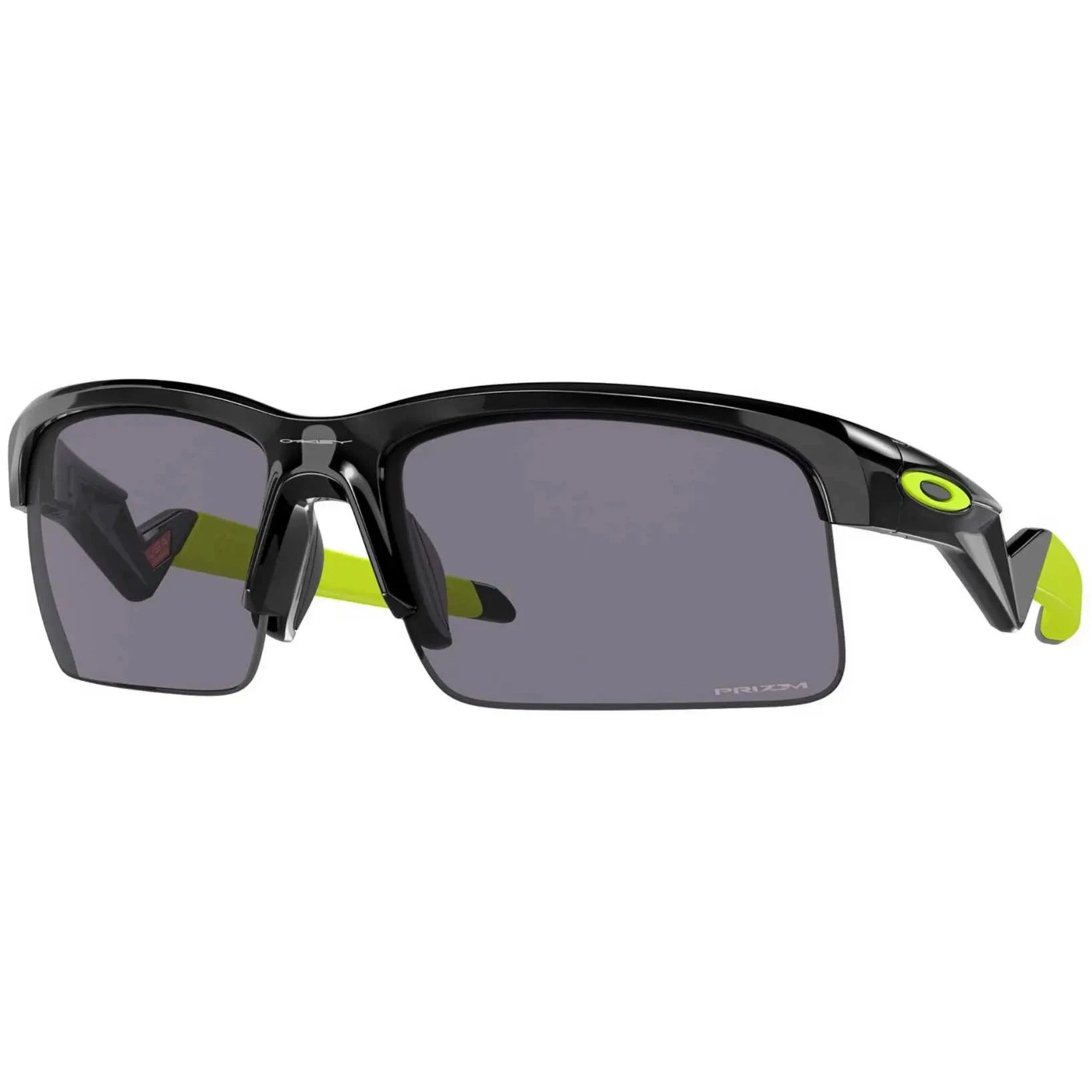 bicycle chain smoothness-Occhiali bambino Oakley Capacitor - Polished Black Prizm Grey