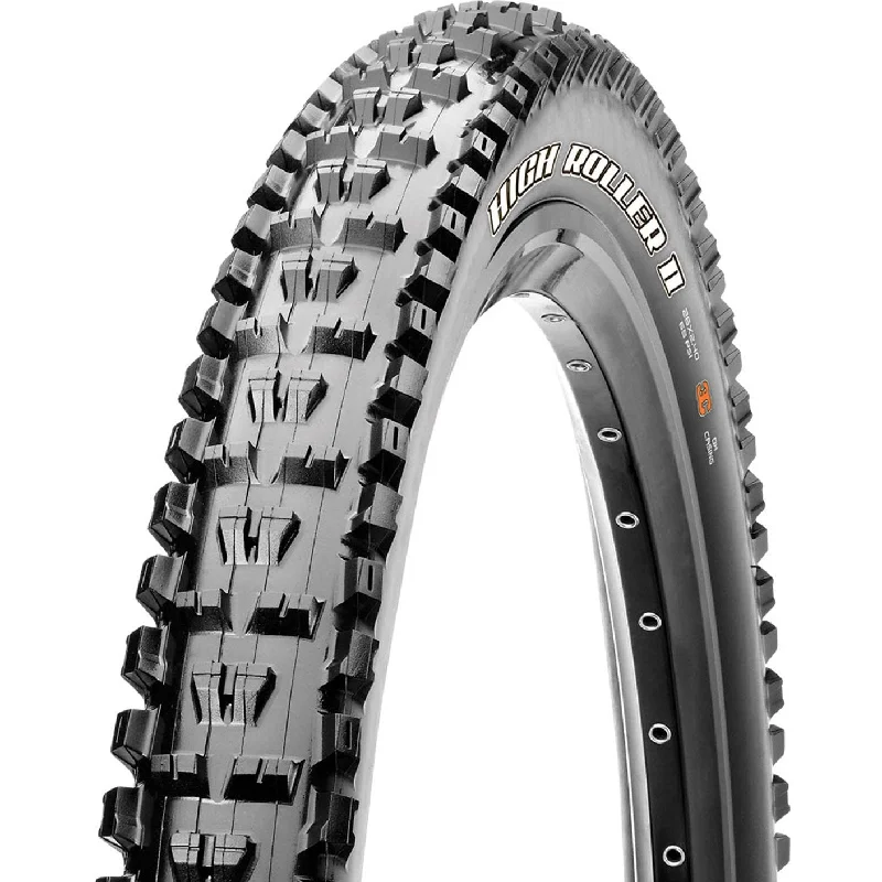 bicycle frame toughness-Copertone Maxxis High Roller II EXO TR 120TPI pieghevole 3C MaxxTerra - 27.5 x 2.60 - Nero