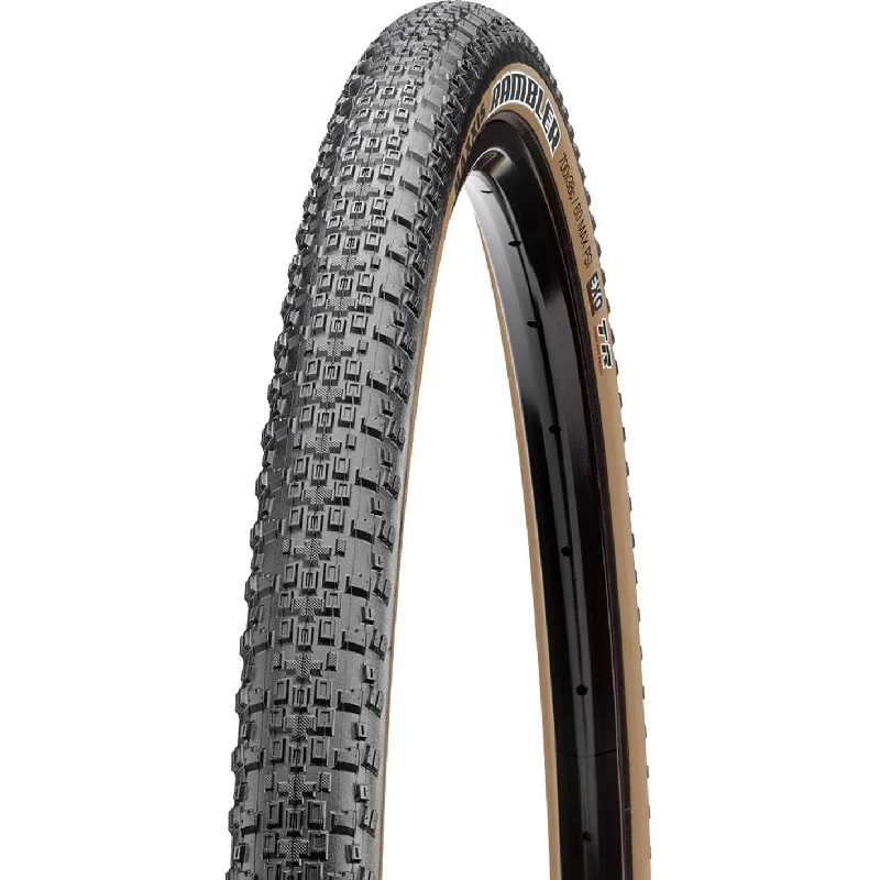 bicycle shoe smoothness-Copertone Maxxis Rambler EXO TR Tanwall nero/para 60TPI pieghevole - 650 x 47B - Tanwall