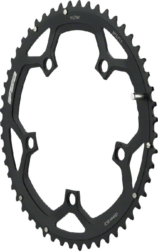 bicycle tire reliability-Full Speed Ahead Pro Road Chainring - 53t 130 BCD Aluminum N11 Black