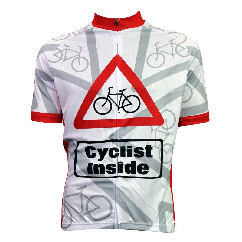 bicycle gear smoothness-New Cyclist Inside Alien SportsWear Mens Cycling Jersey Cycling Clothing Bike Shirt