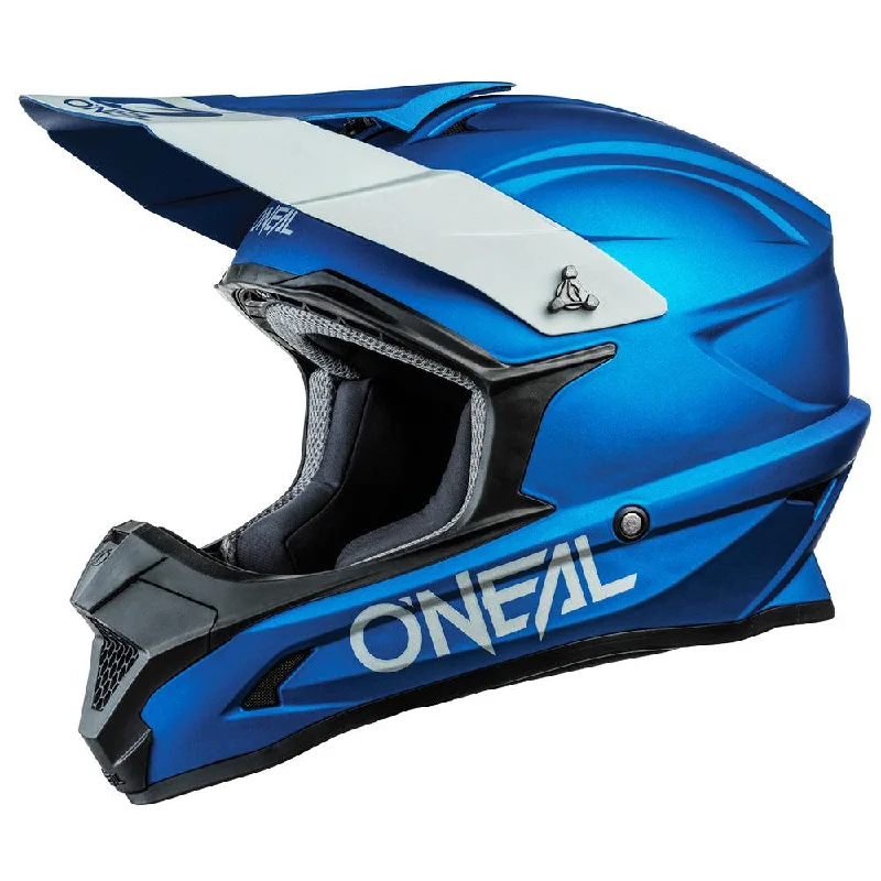 bicycle seatpost ergonomics-ONEAL  2024 1 SERIES SOLID HELMET - BLUE