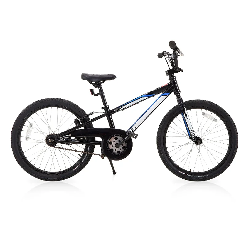 bicycle pedal responsiveness-Kids BMX Bike - Black and Blue