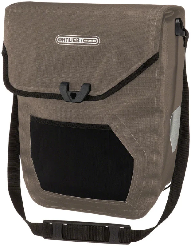 bicycle cleaner capacity-Ortlieb Pedal Mate Pannier - 16L Each Dark Sand