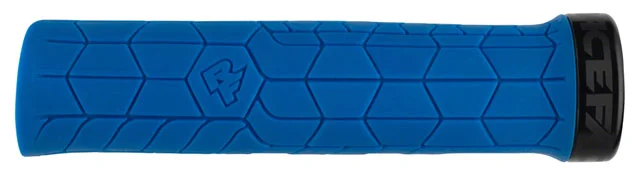 bicycle pedal performance-RaceFace Getta Grips - Blue, Lock-On, 30mm