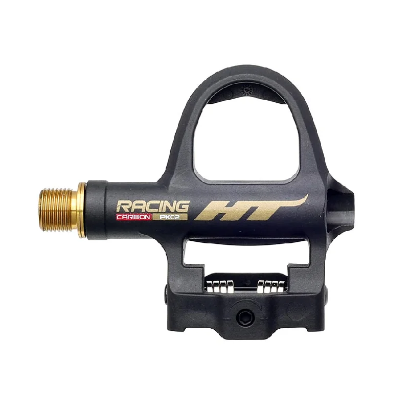 bicycle cleaner resilience-HT Components PK02T Racing Carbon Pedals Body: Carbon Spindle: Titanium 9/16 Black Pair