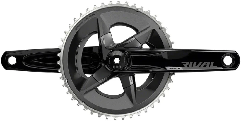 bicycle BMX comfort-SRAM Rival AXS Crankset - 170mm 12-Speed 48/35t 107 BCD DUB Spindle Interface BLK D1