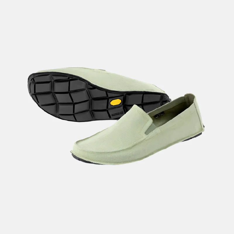 bicycle chain ergonomics-Vibram OneQ Moc Hemp Mens Casual Shoes -Epsom Green