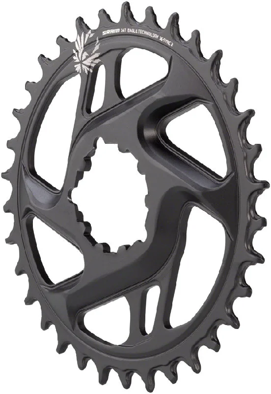 bicycle valve resilience-SRAM X-Sync 2 Eagle Cold Forged Direct Mount Chainring 34T 6mm Offset