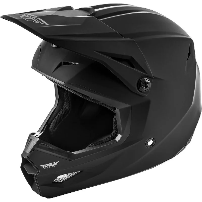 bicycle brake ergonomics-FLY 2024 KINETIC SOLID HELMET - MATT BLACK